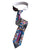 Rainbow Flame Aura Crystal Necktie, Titanium Coated Quartz Tie