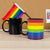 Heat Reveal Rainbow Mug, Pride Flag Coffee Cup