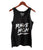 Rave Mom Unisex Tank Top, Silver on Black. Well Done Goods
