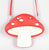 Red Mushroom 3D Crossbody Bag