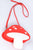 Spotted Red Mushroom 3D Crossbody Bag