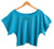 Resistor Code 4 Colors on Turquoise Crop Top, Well Done Goods