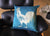 Rooster Screenprinted Throw Pillow, by Well Done Goods