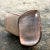 Selenite Polished Stone Cufflinks, Electroformed Copper