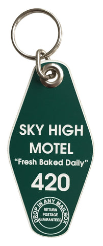 Sky High Motel, Room 420 Motel Style Keychain, Well Done Goods