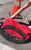 Making of Spirit of Detroit Manhole Women's Capri Jogger Pants, Red - Limited Edition!