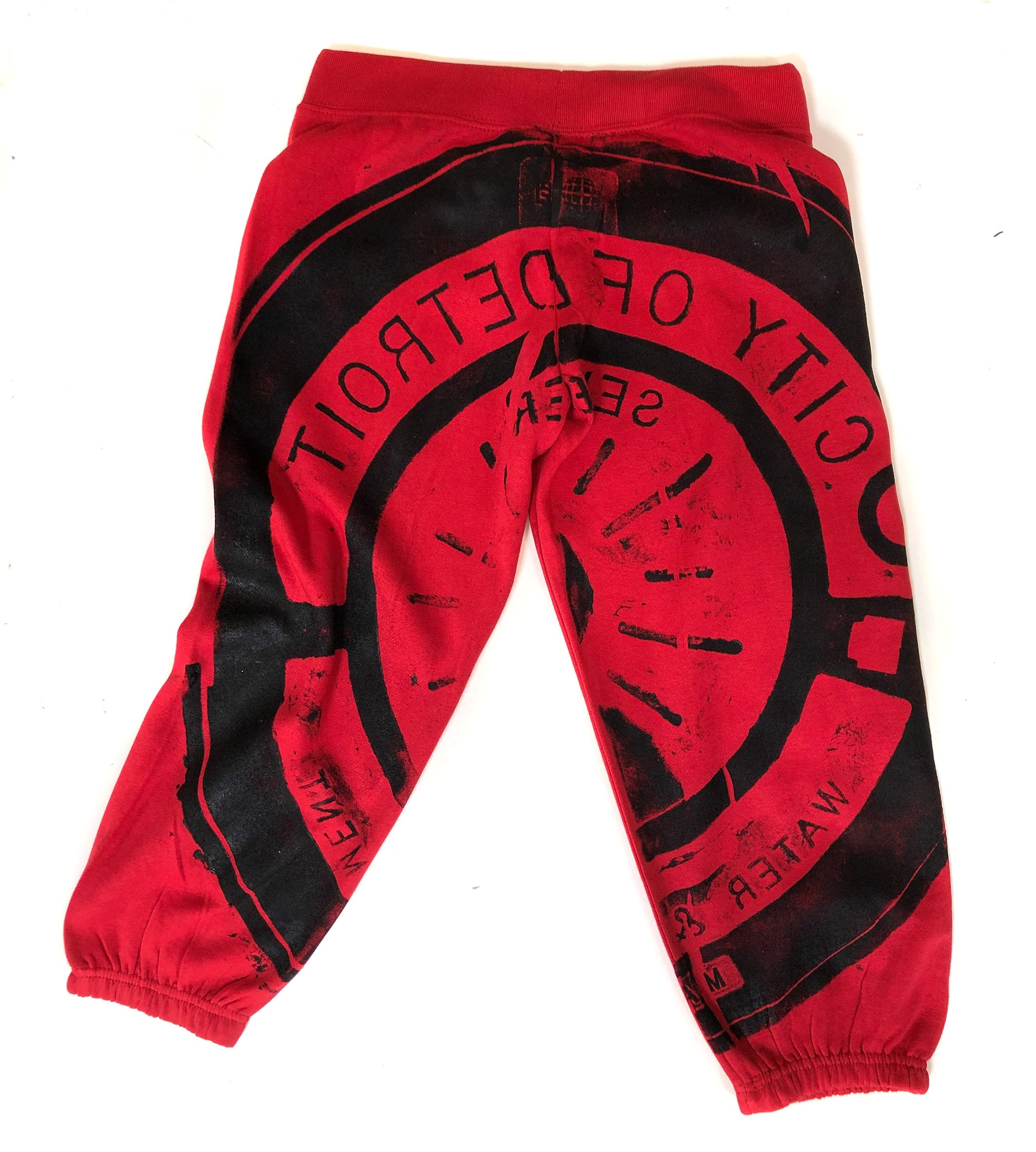 Spirit of Detroit Manhole Women's Capri Jogger Pants, Red - Limited Ed –  Well Done Goods, by Cyberoptix
