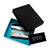 STEWART/STAND RFID Blocking Slim Billfold Wallet. 3D Box, Silver (ID)
