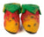 Strawberry Wool Felted Booties, Big Kid Slippers, Well Done Goods