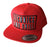 Technics and Chill Patch Red Snapback Cap, Well Done Goods