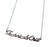 Technics and Chill Silver Script Necklace, Techno Pendant, by Well Done Goods