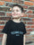 Techno Blvd Toddler T-Shirt, silver on black. Well Done Goods by Cyberoptix