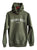 Techno Blvd Silver on Olive Unisex Pullover Hoodie, Well Done Goods