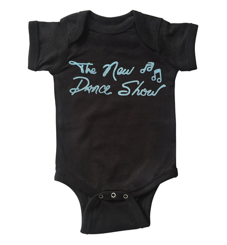 New Dance Show Baby Onesie, Vintage Text Creeper, Well Done Goods