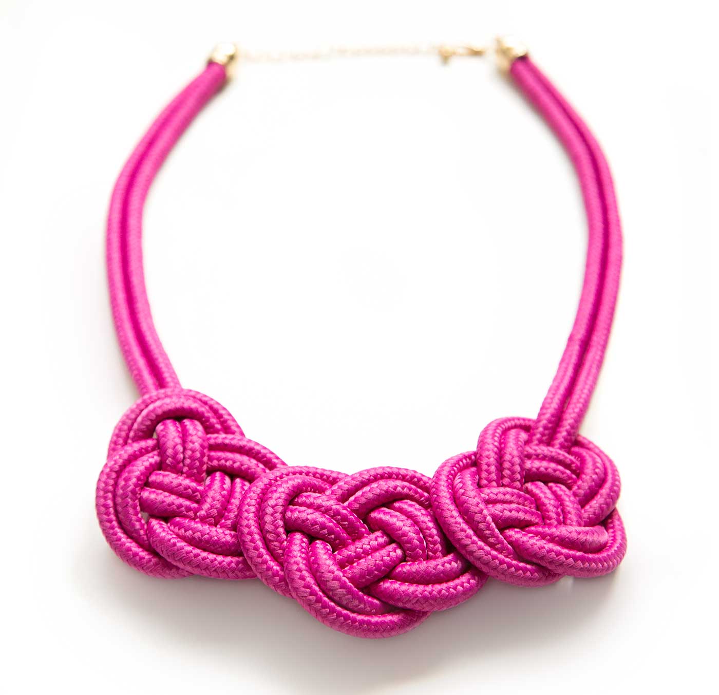Make Braided Rope Necklace for Yourself – Nbeads | Rope necklace, Collars  diy, Diy braids