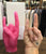 You Rock, Hand Gesture Candle: Life Size. by 54 Degrees - pink
