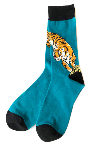 Tiger Socks, Blue