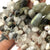 Tourmalinated Quartz Stone Chip, Labradorite, & Freshwater Pearl Beaded Mask Chain