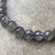 Tourmaline Quartz, Rare Stone Bead Mala Stretch Bracelet