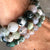 Tree Line Agate Stone Bead Mala Bracelet