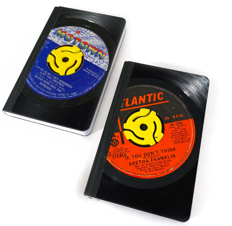 Small 45RPM Vinyl Record Journals, Vinylux