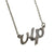 VIP Silver Script Necklace, Music Genre Pendant, Well Done Goods