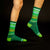 Weed Ribbed Gym Socks, by Gumball Poodle. Made in USA!