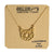 Cat Face Gold Wireframe Necklace, Well Done Goods