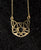 Wireframe Cat Gold Necklace, Well Done Goods