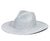 light grey wool cowboy hat